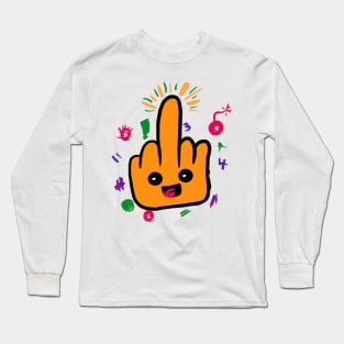 Happy Fingering Long Sleeve T-Shirt